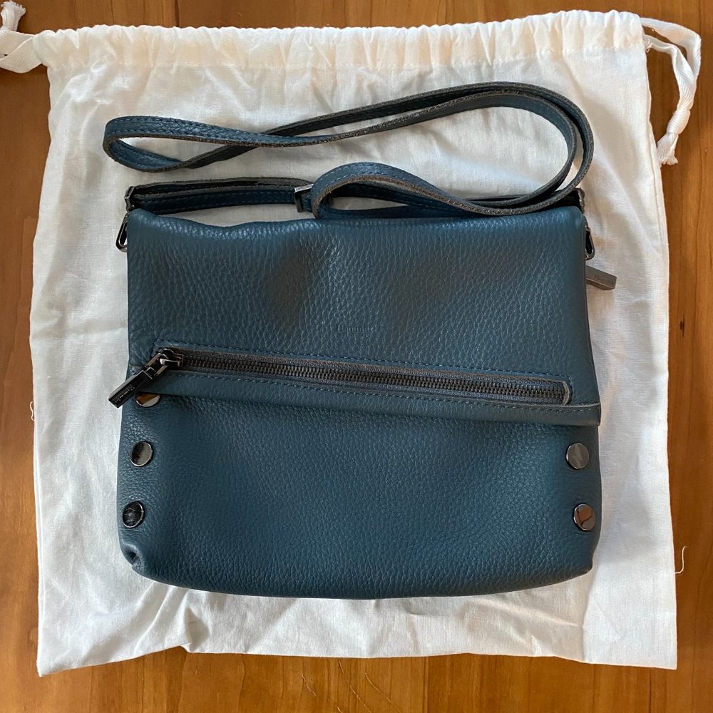 Hammitt medium VIP crossbody in rare Tahoe blue